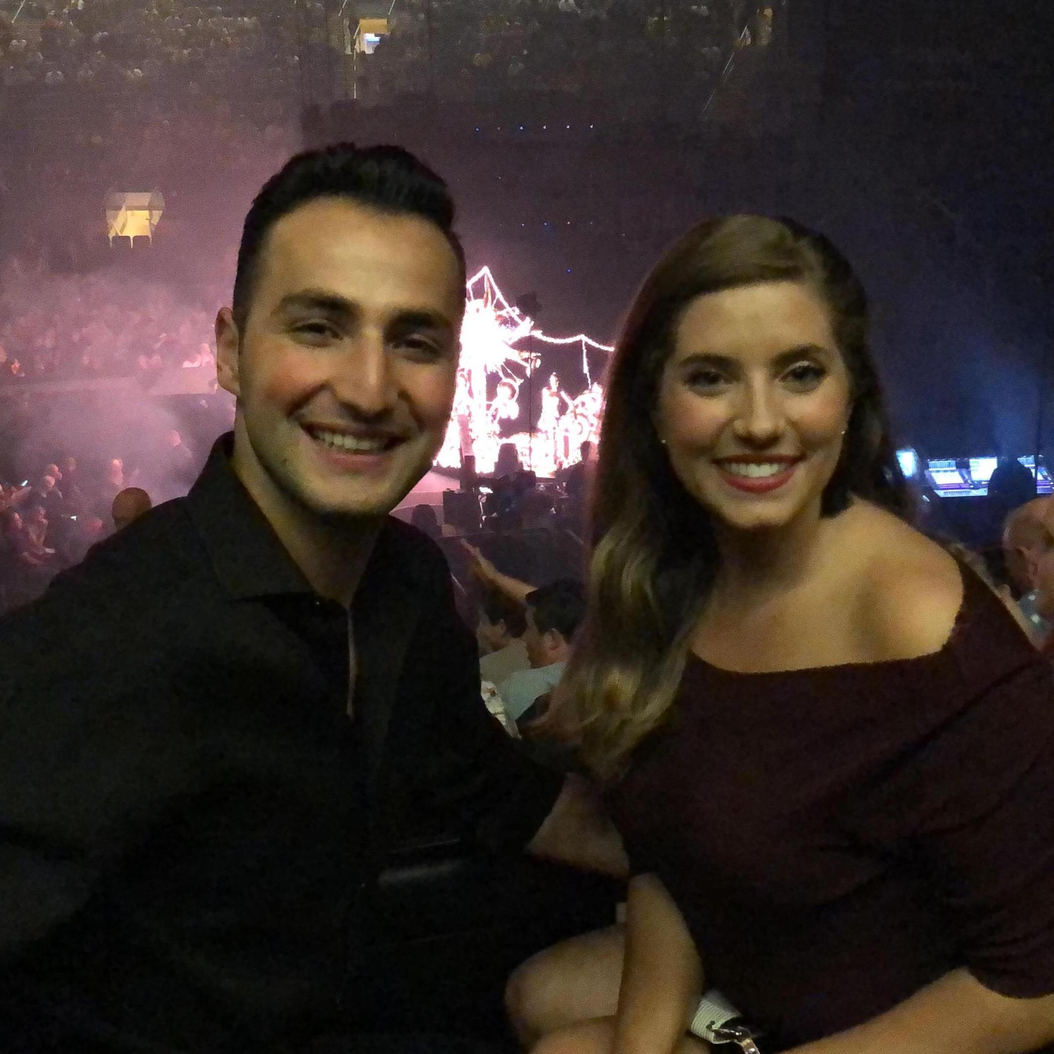 At the Queen concert in Madison Square Garden