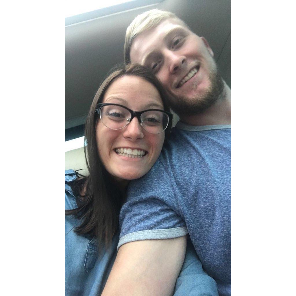 The day Garrett got back from China and we saw each other for the first time in two months.