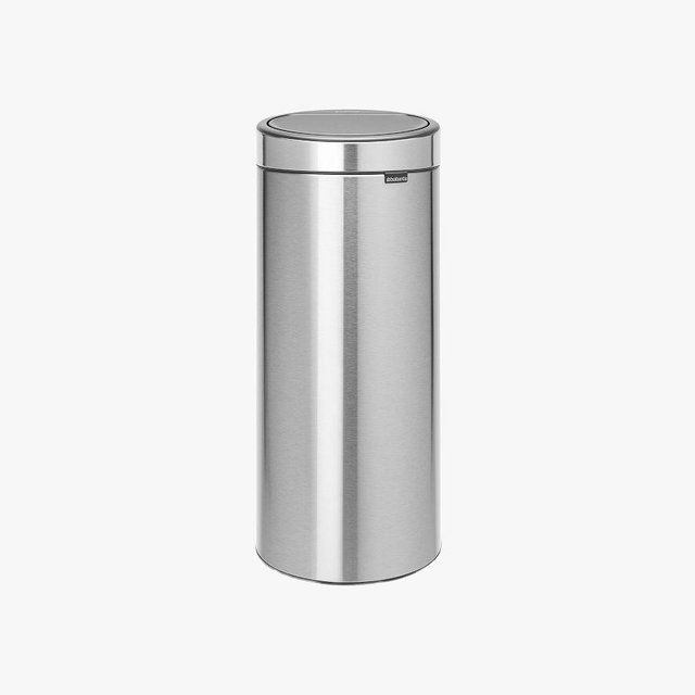 Brabantia Touch Trash Can, 8 Gallon, Stainless Steel