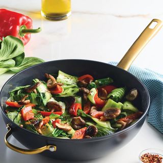 Forged Induction Ceramic Nonstick Stir Frypan with Handle