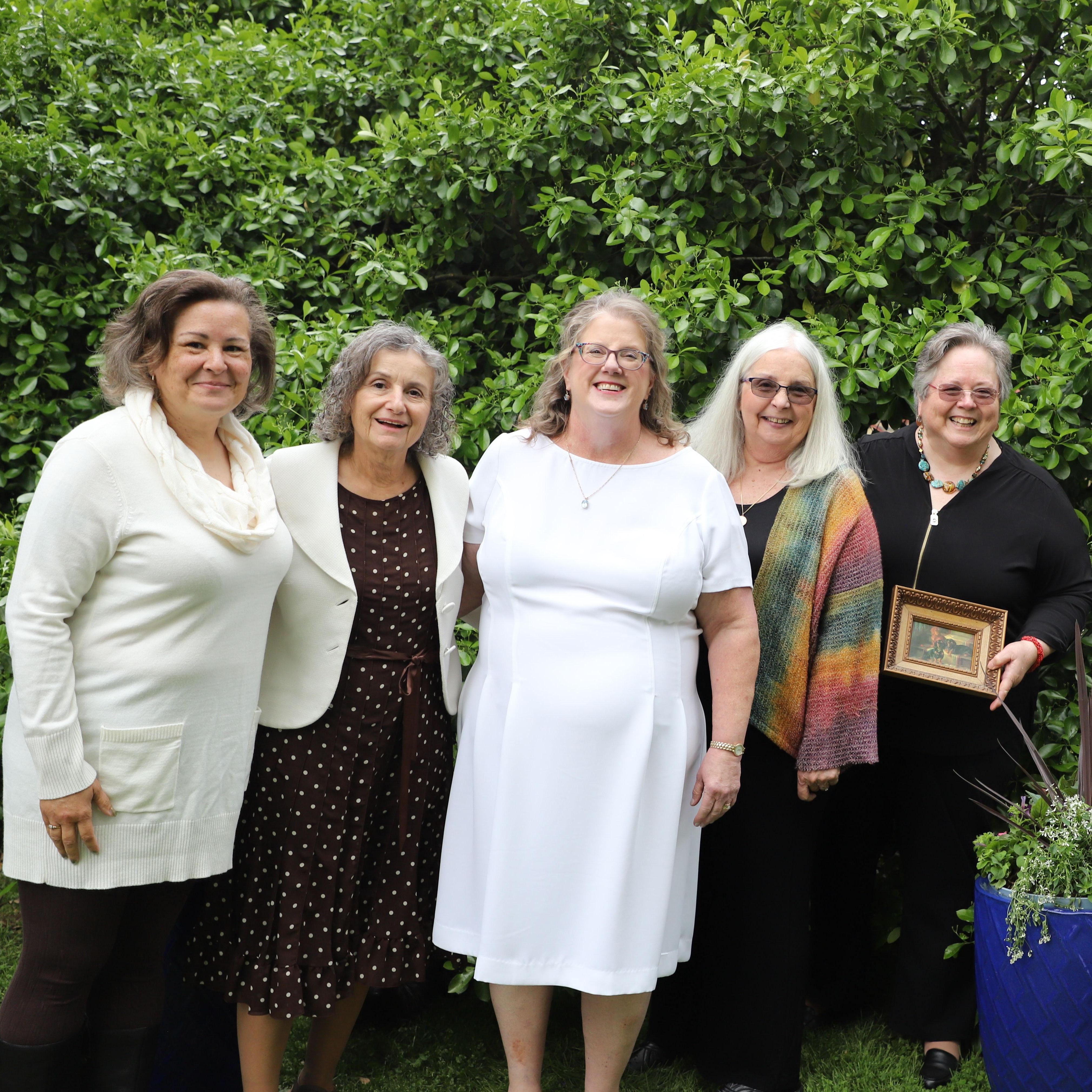Joanne & the Stained Glass Ladies - Chon, Elaine, Joanne, Anne & Liz