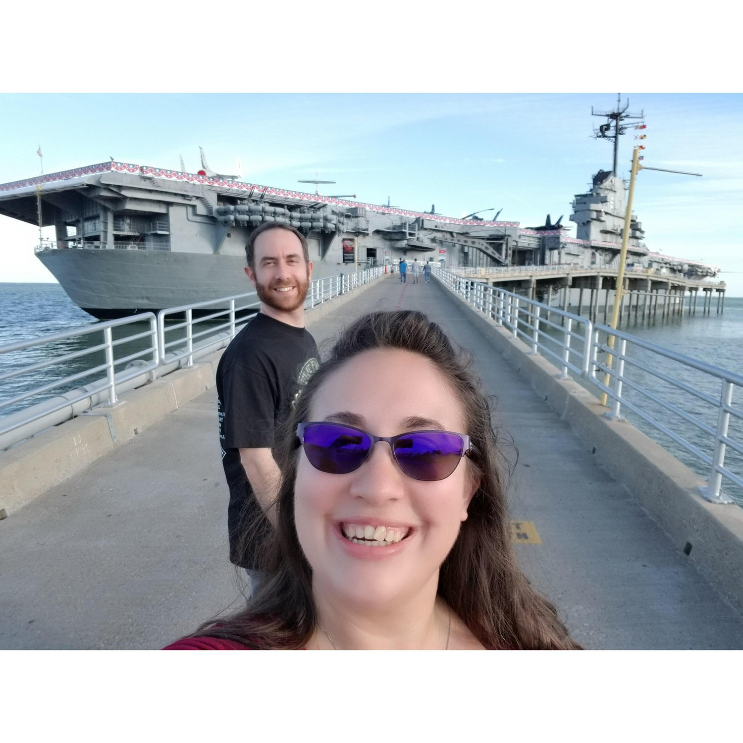 Visiting the U.S.S. Lexington in Corpus Christi, TX