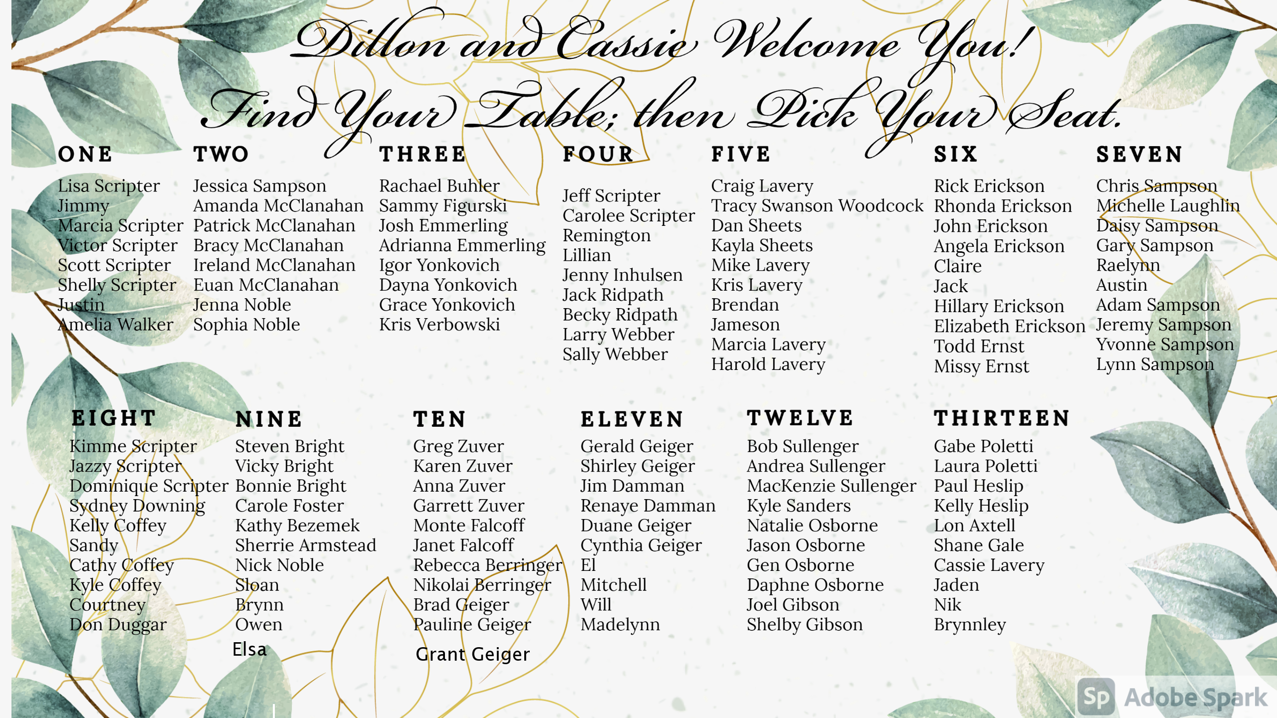 The Wedding Website of Cassie Bright and Dillon Lavery