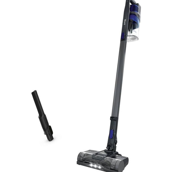 Shark Pet Cordless Stick Vacuum with XL Dust Cup, LED Headlights, Removable Handheld Vac, Crevice Tool, Portable Vacuum for Household Pet Hair, Carpet and Hard Floors, 40min Runtime, Grey, IX141