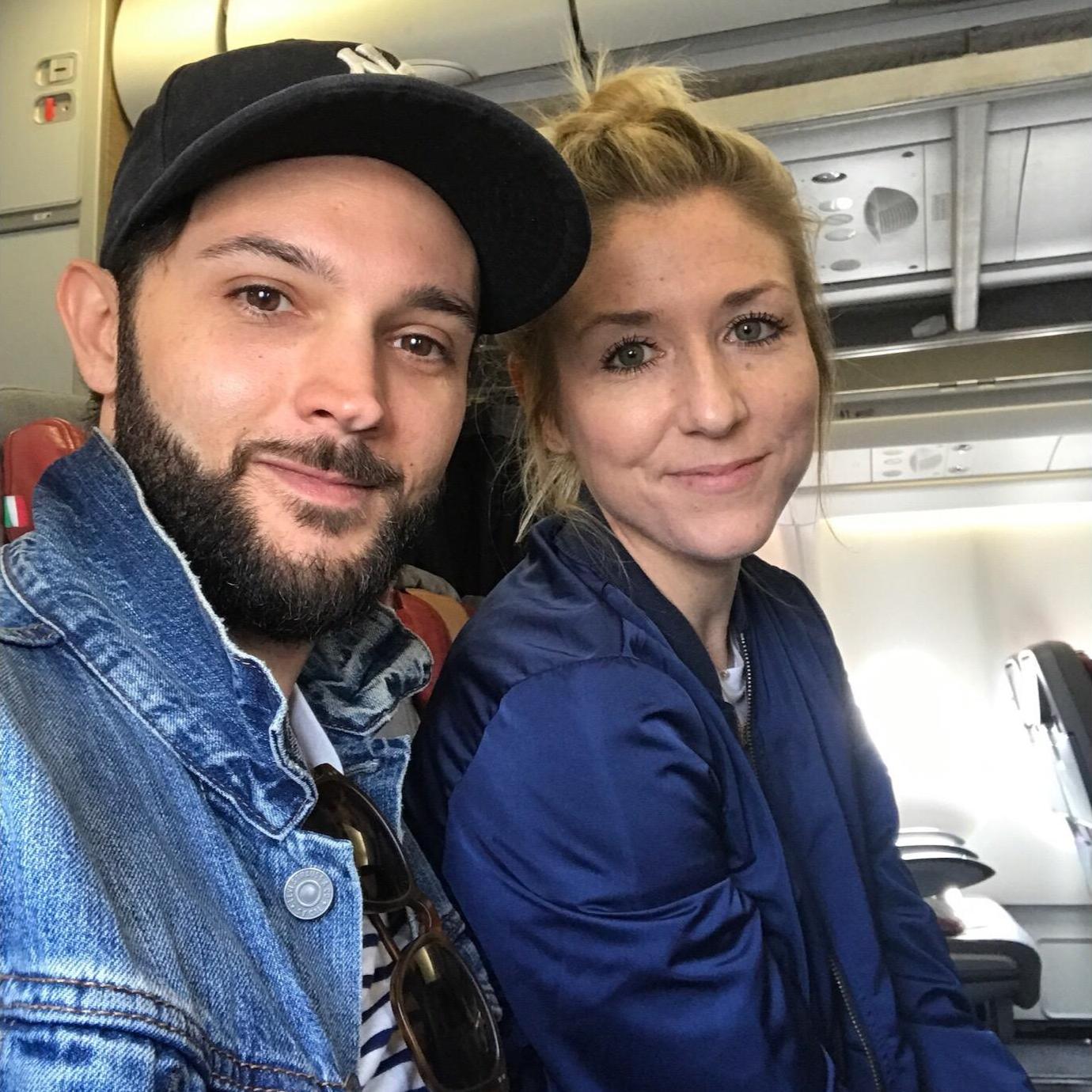 Flying to Italy