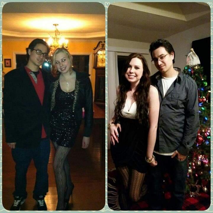 New Year's Eve 2012 (our first together), and 2014