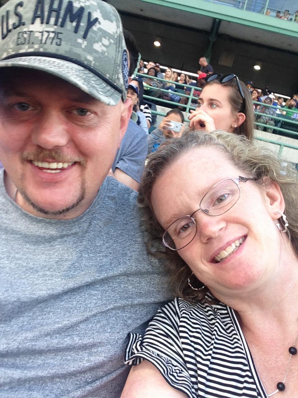 At the Missions Baseball game