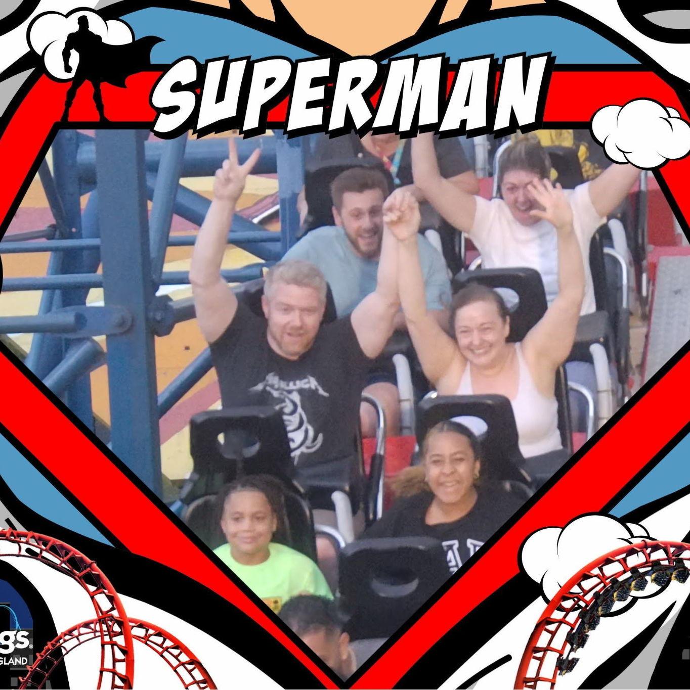 Six Flags was a good way to celebrate!