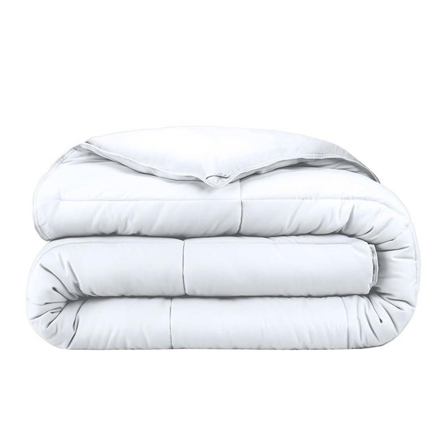 Bare Home Duvet Insert Comforter - Oversized King - Goose Down Alternative - Ultra-Soft - Premium 1800 Series - All Season Warmth - Bedding Comforter (Oversized King, White)