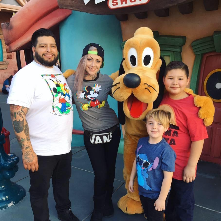 Family trip to Disneyland