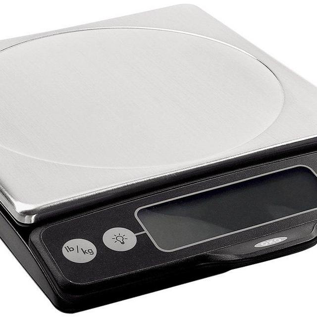 OXO Good Grips Stainless Steel Food Scale with Pull-Out Display, 11-Pound