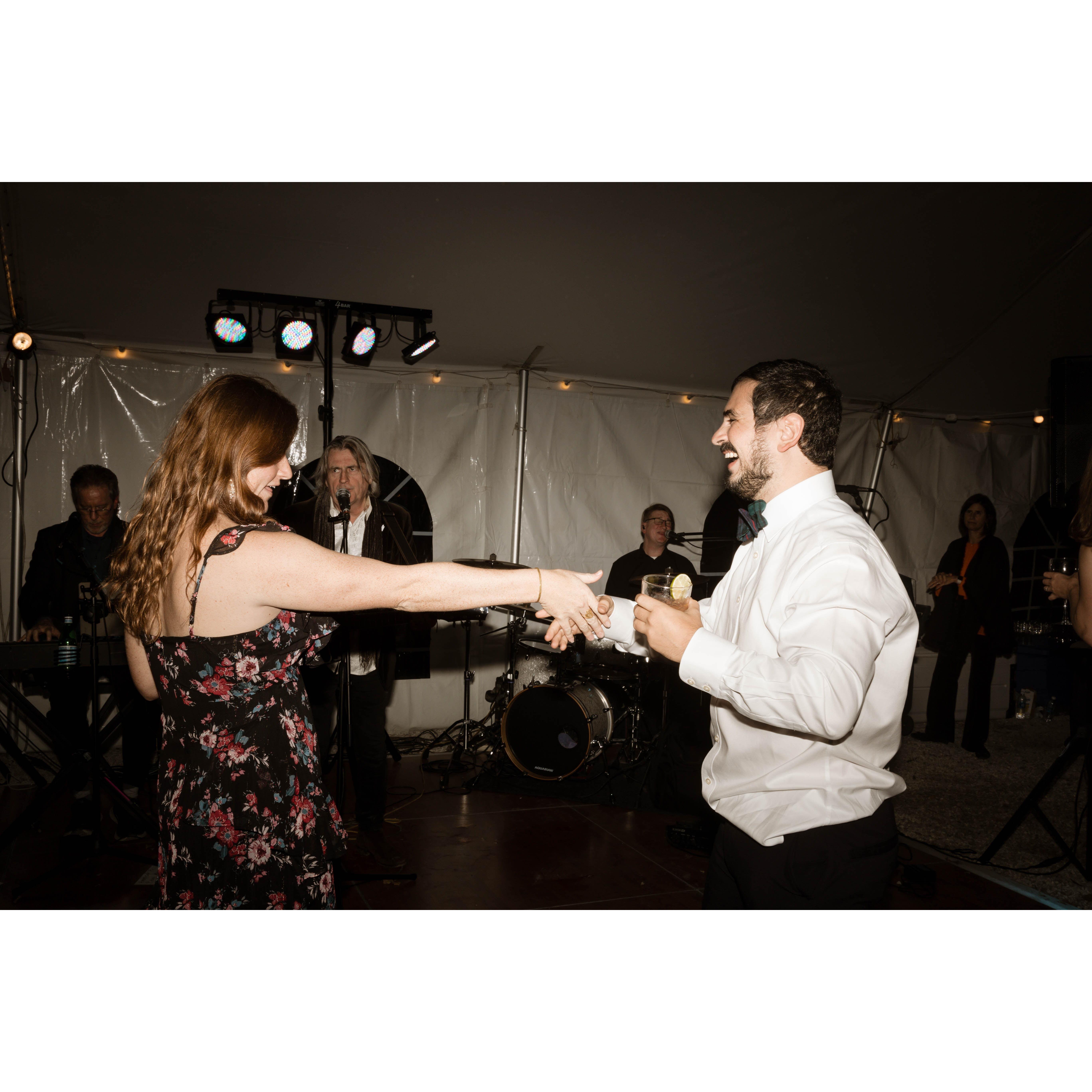 Lighting up the dance floor