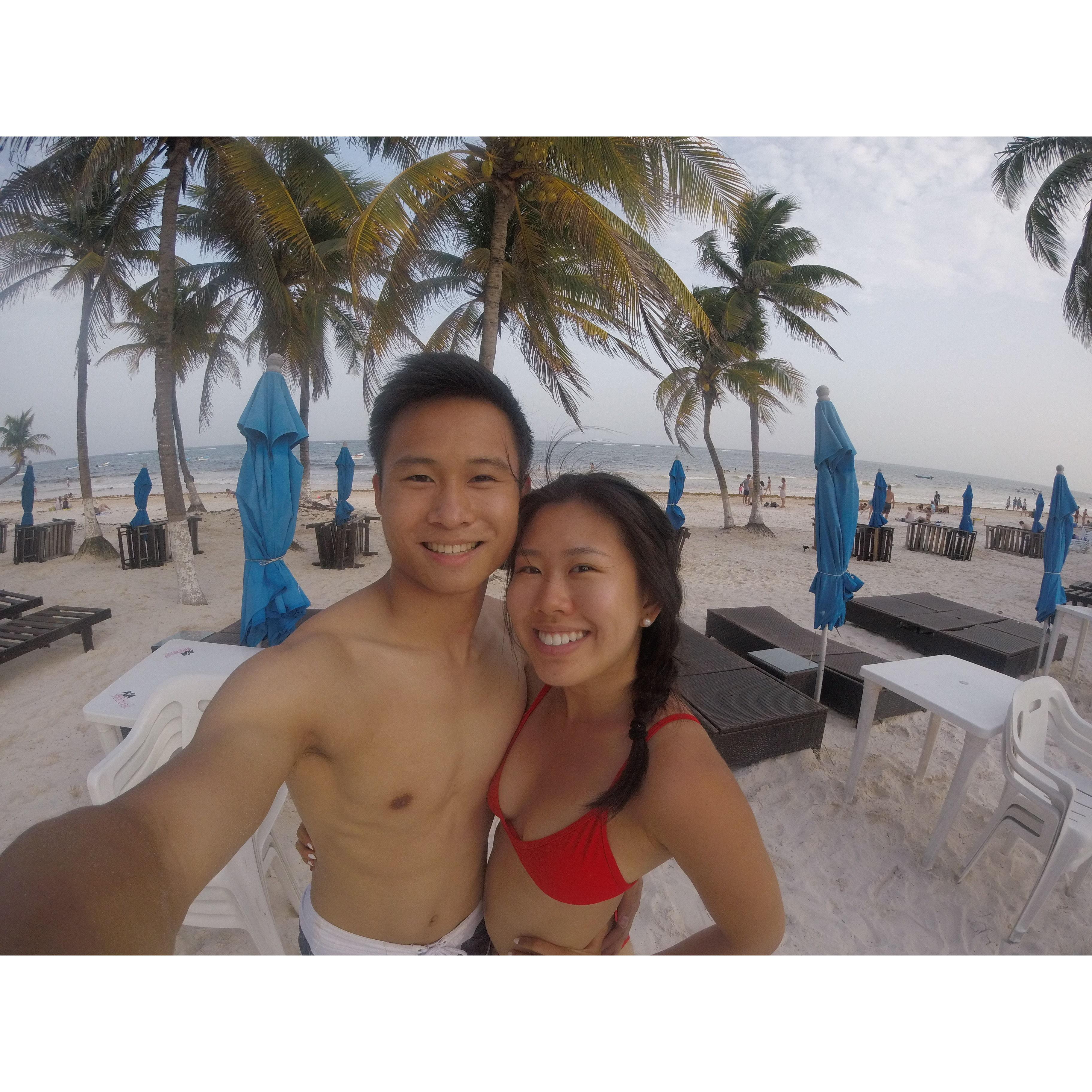 Tulum Summer 2018 - we went to Mexico for the first time together after the end of Michelle's summer internship and Ivor's college graduation