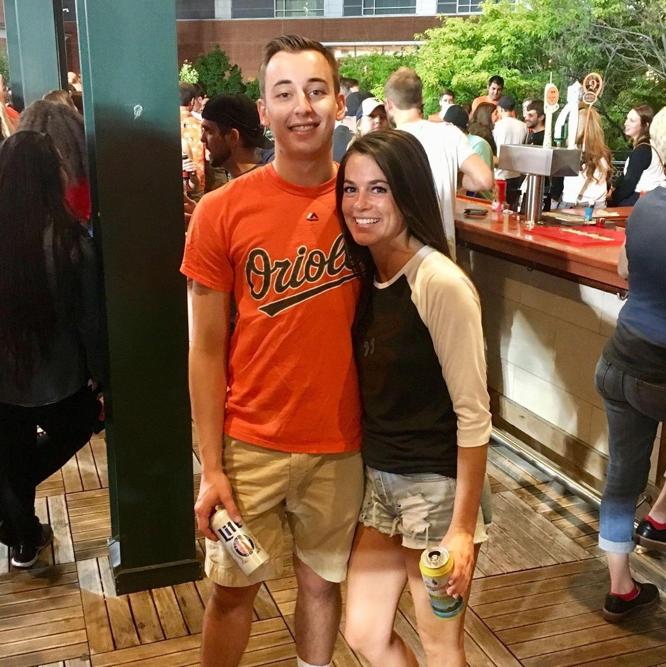 September 2017.

One of our first "real" dates was at the Oriole's games in 2017 - Casey thought Pat was going to ask her to be his girlfriend this night, but he waited another 2 weeks after this.