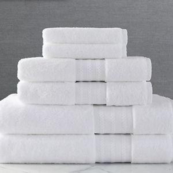 Frontgate Resort Collection; Organic Bath Towels - Six Piece Set in White