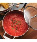 Tri-Ply Clad 4 Qt Covered Stainless Steel Covered Sauce Pan