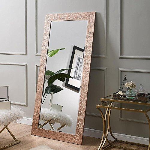 Naomi Home Mosaic Style Full Length Floor Mirror Rose Gold