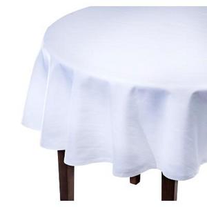 White Solid Tablecloth (70" Round) - Threshold™