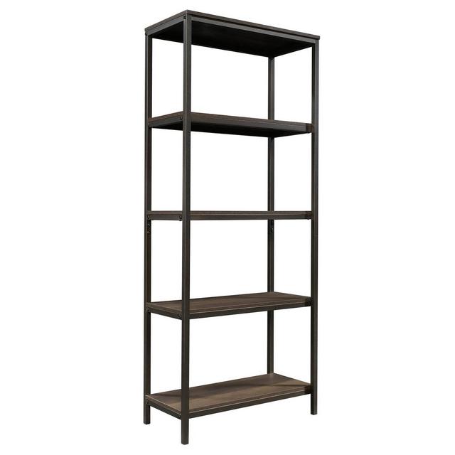 North Avenue Tall Bookshelf Smoked Oak Finish - Sauder