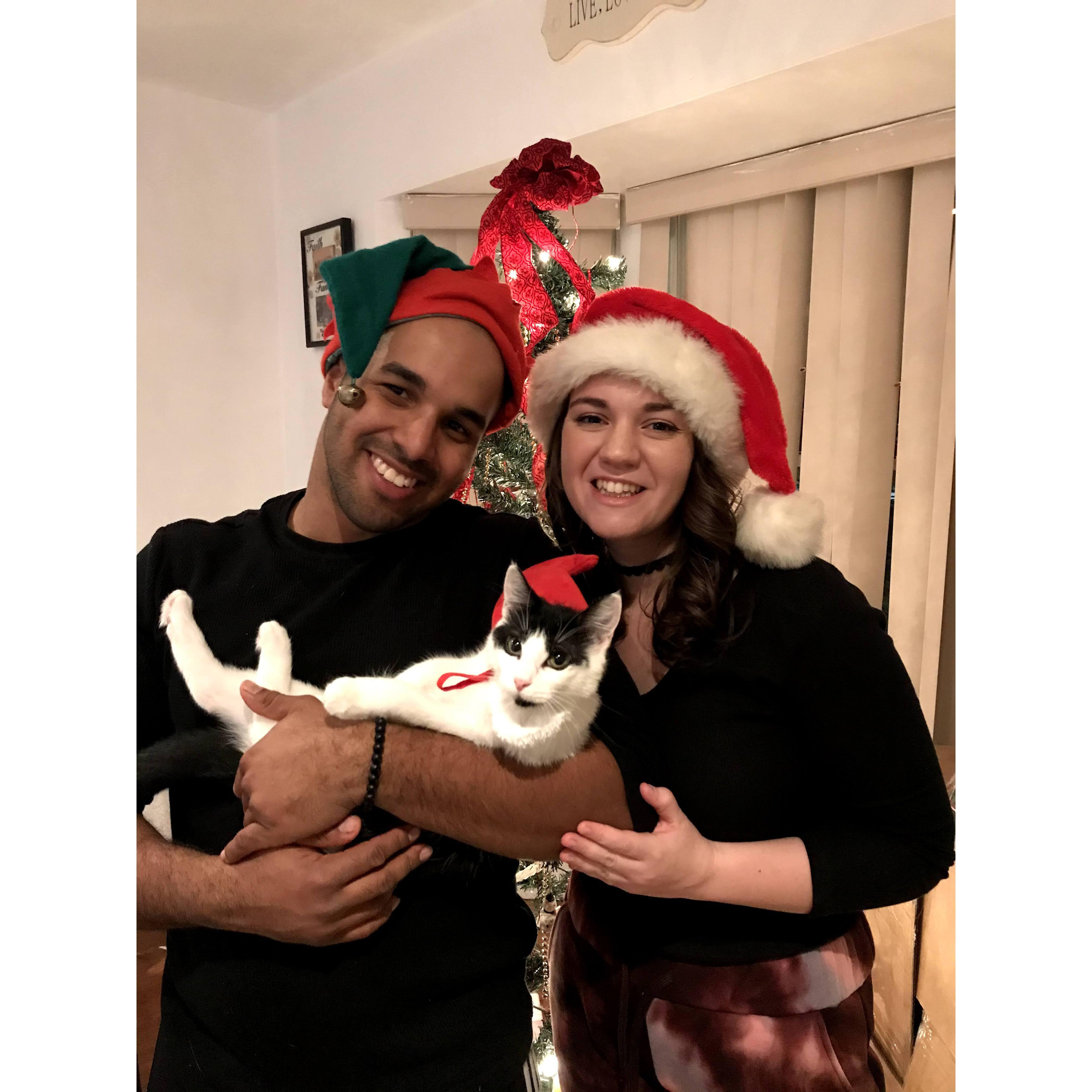 Mimi's first Christmas in 2020