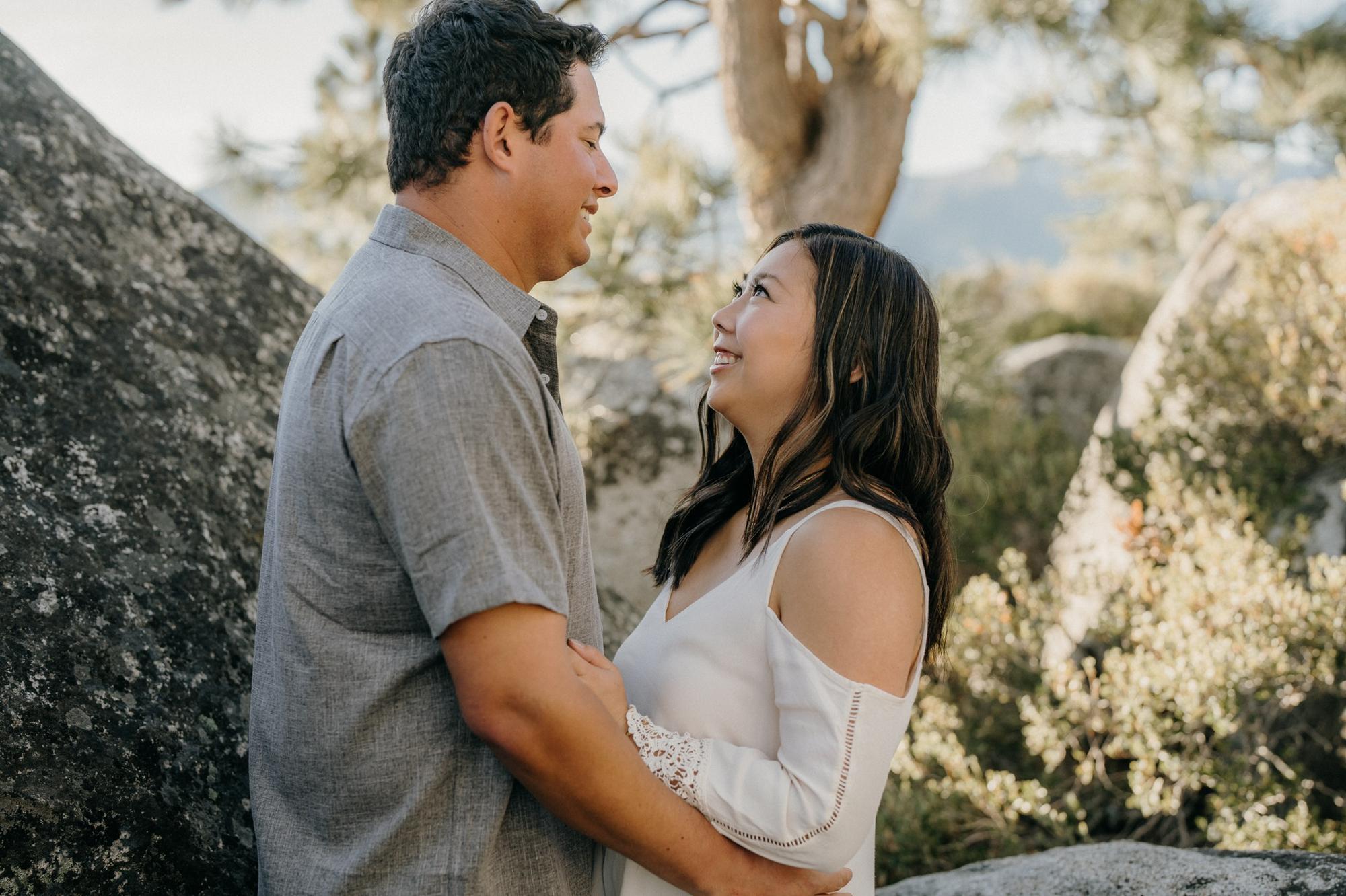 Engagement Photos - Sand Harbor Beach, Lake Tahoe