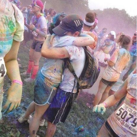 Philly color run -- within our first year of dating
