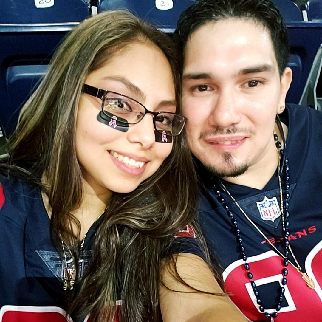 Our first ever Texans game and to many more to come.