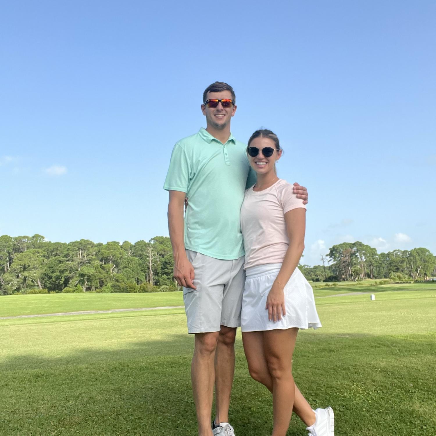 We visited Jekyll Island and Katie's first time playing golf.