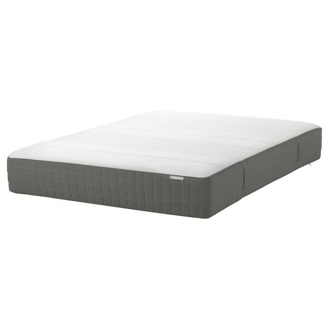 Hybrid mattress, medium firm/dark gray,