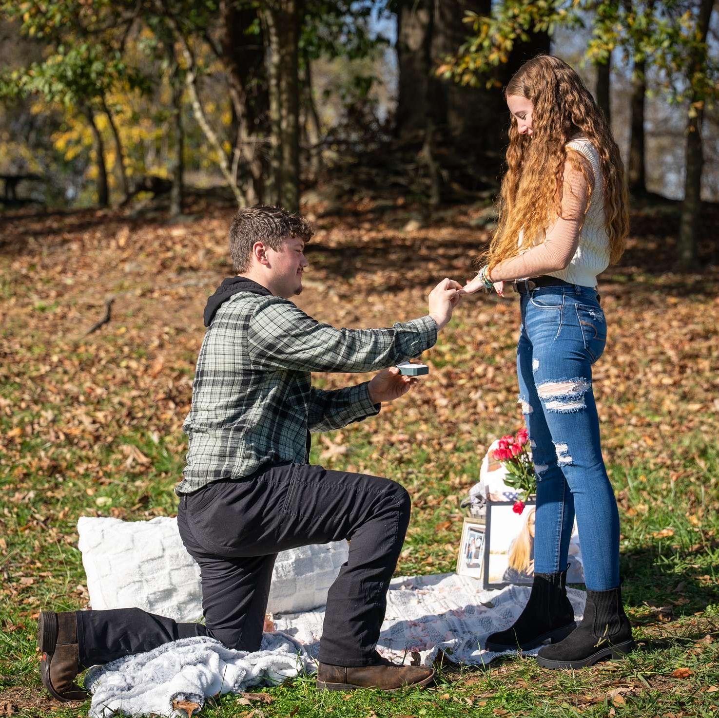 Raw engagement shoot