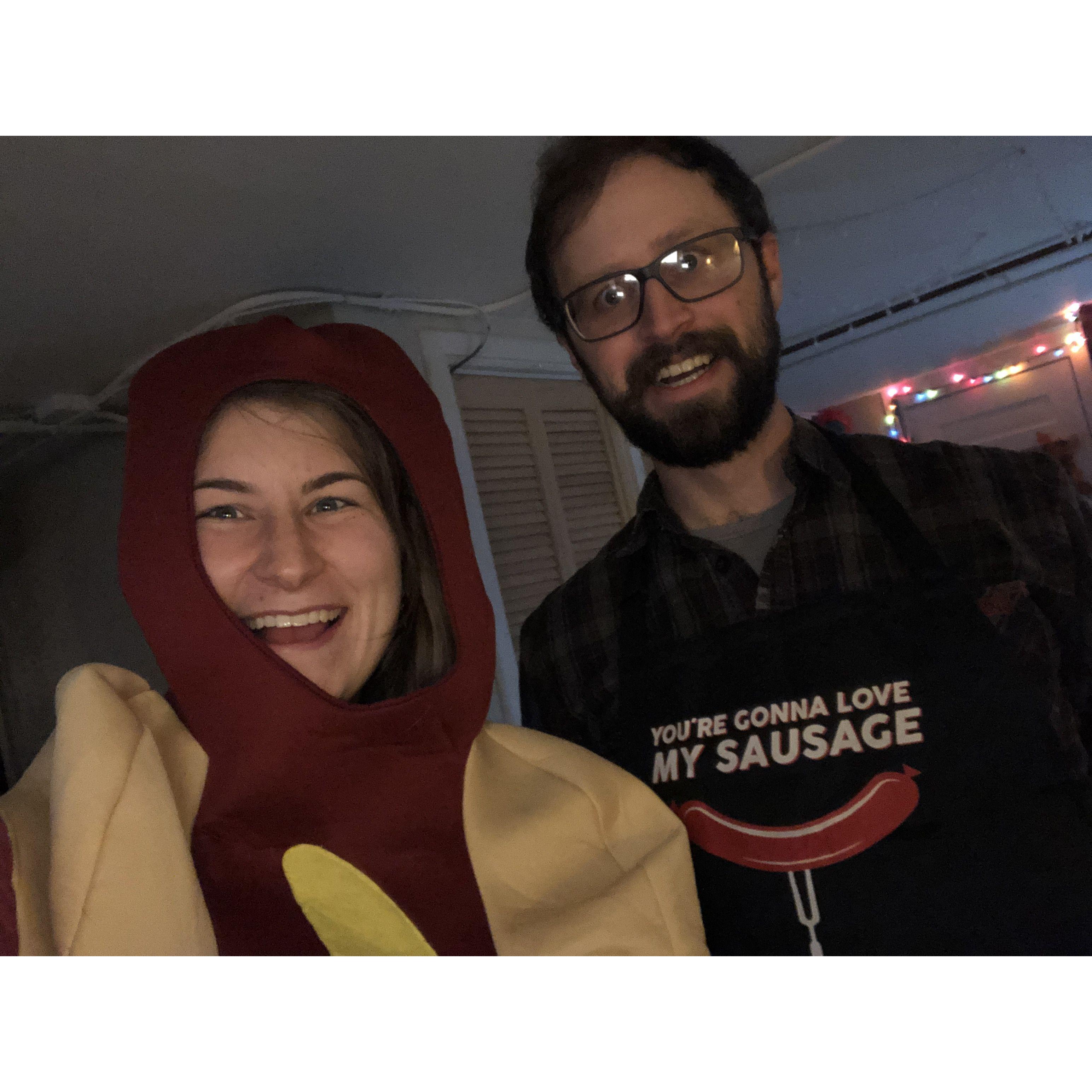 We've won a costume contest in this awesome ensemble. October 2019.
