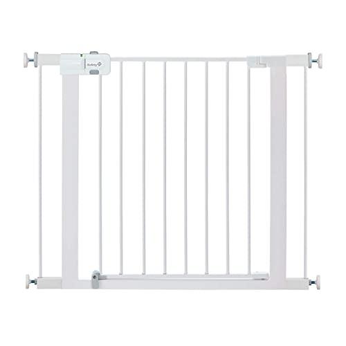 Safety 1st Easy Install Metal Baby Gate with Pressure Mount Fastening (White), Pack of 1