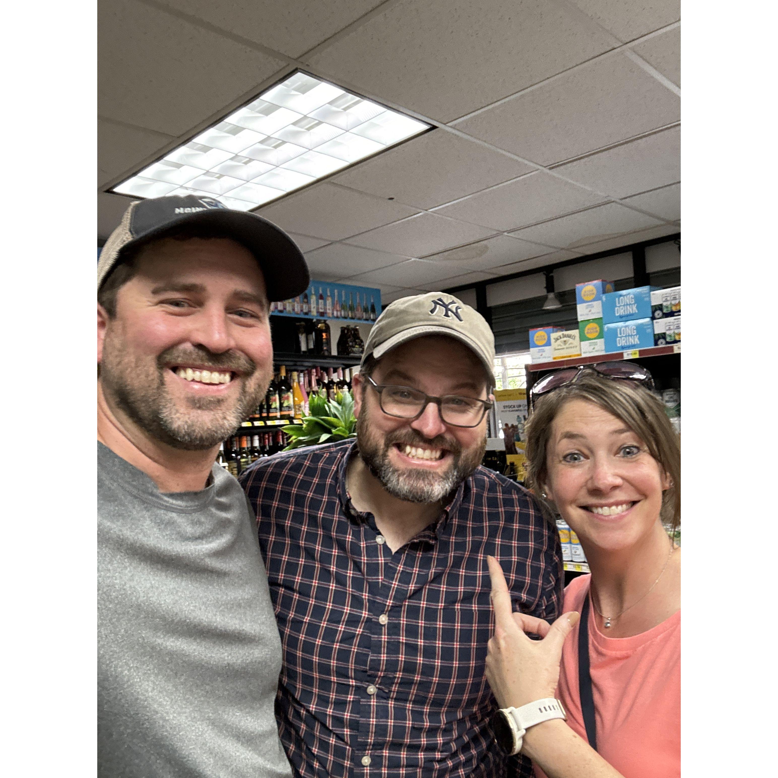 Randomly bumping into my brother in NYC