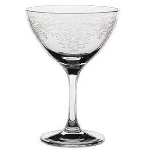 RONA Steelite Vintage Lace Martini/Cocktail Glasses, Set of 6