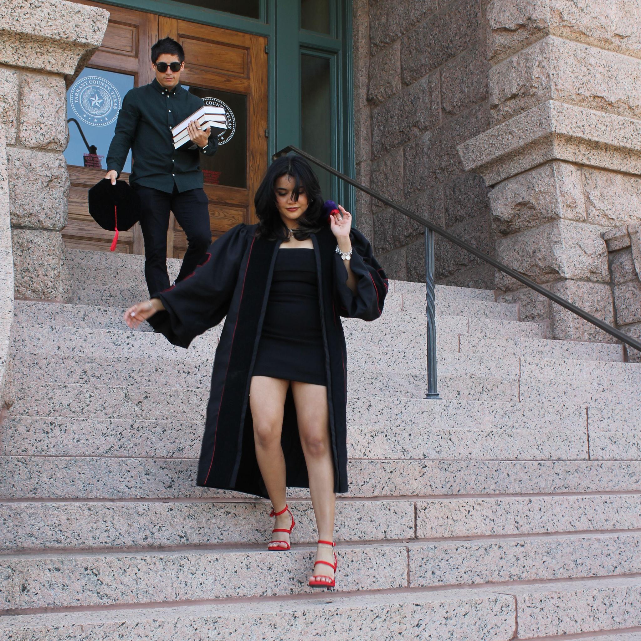 3/17/25: Taking Jackie's law school graduation pictures!