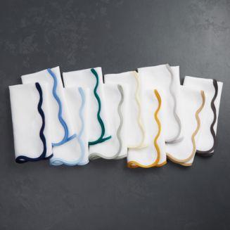 Scalloped Napkins, Set Of 4