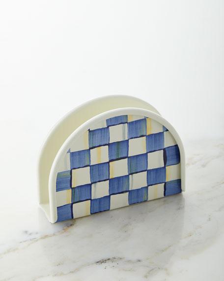 MacKenzie-ChildsRoyal Check Napkin Holder