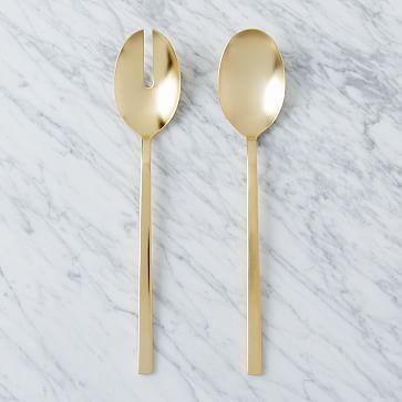 Gold Salad Spoons