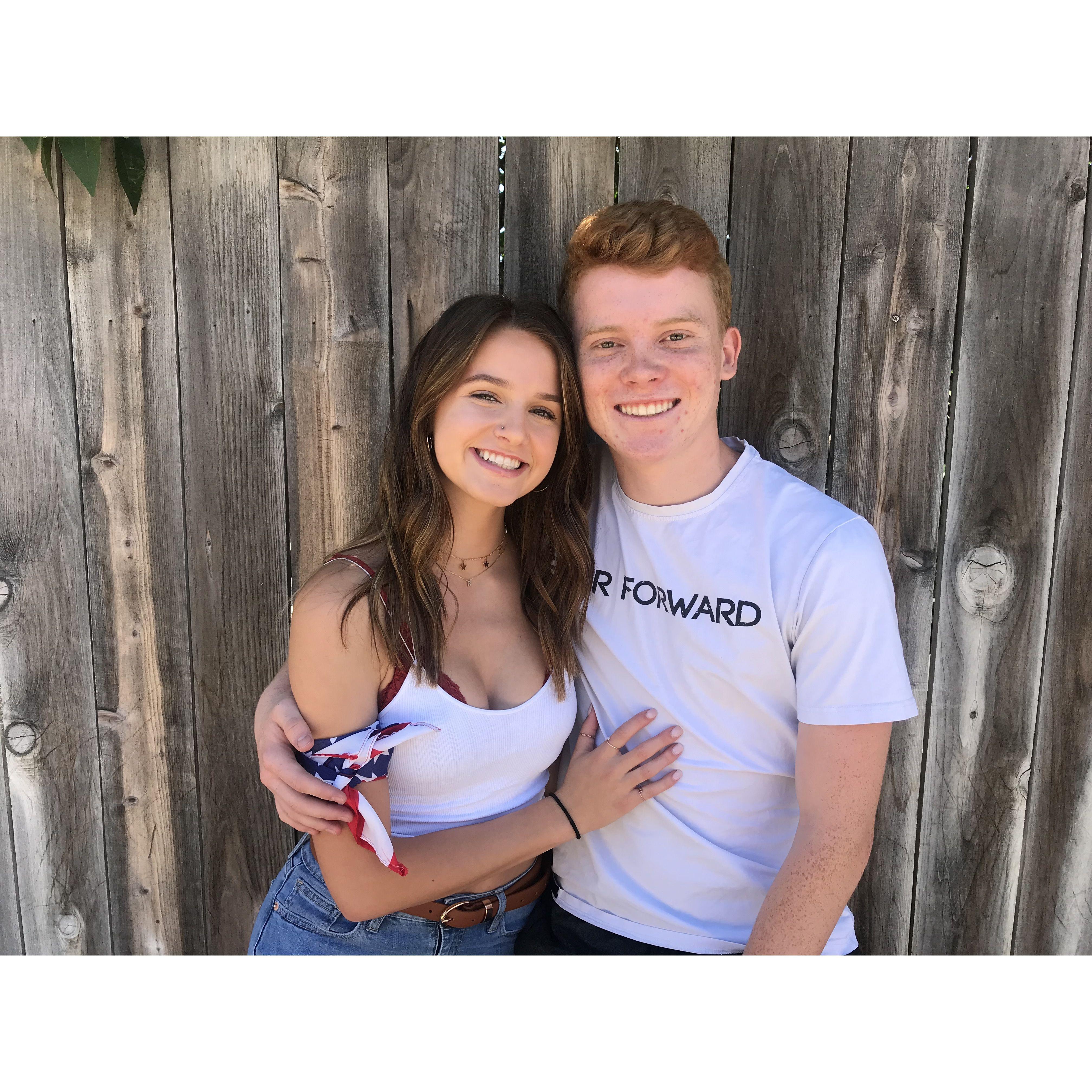 Our first 4th of July together, and of course that calls for a photoshoot