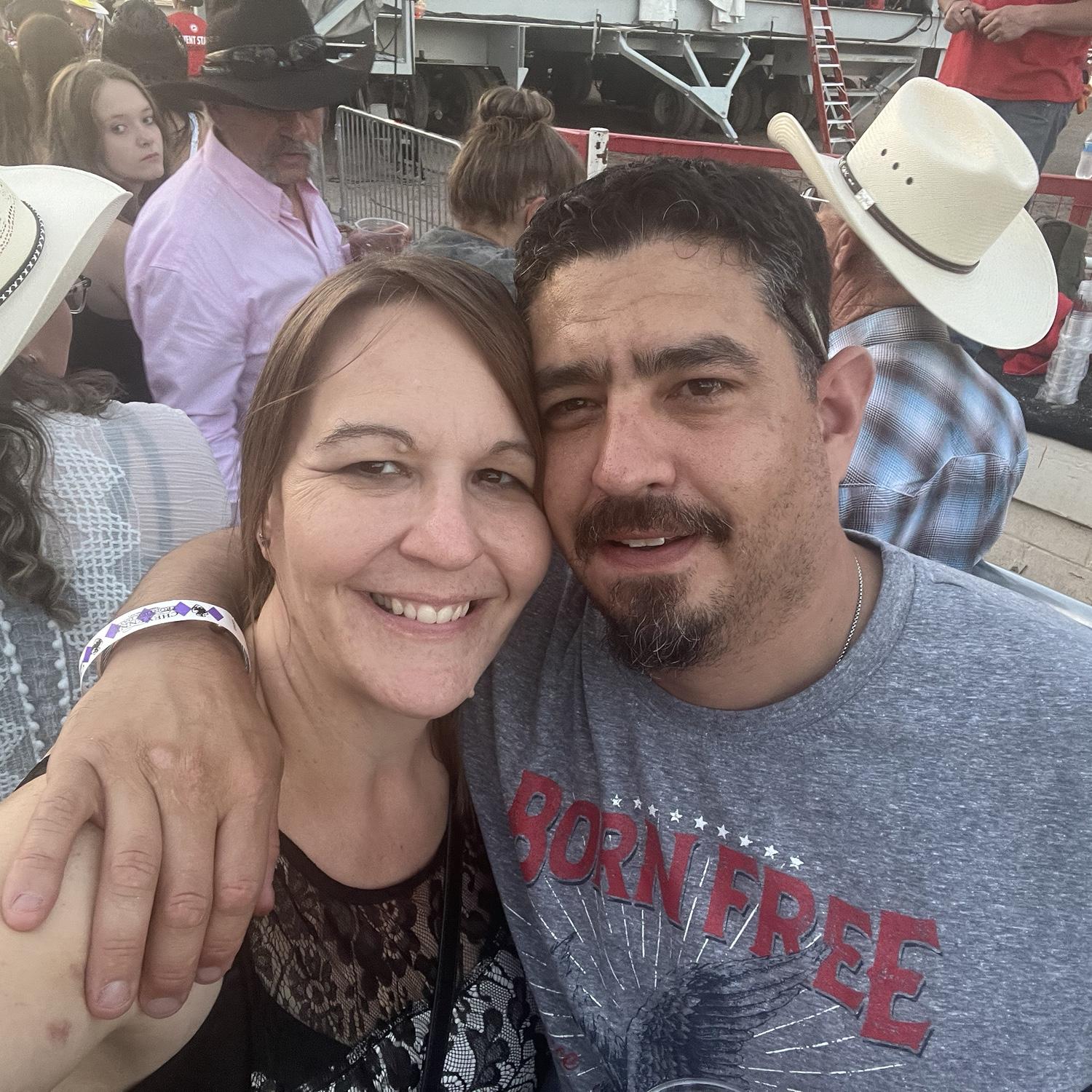 I won tickets to Cheyenne Frontier Days. We saw Chase Rice, and Old Dominion