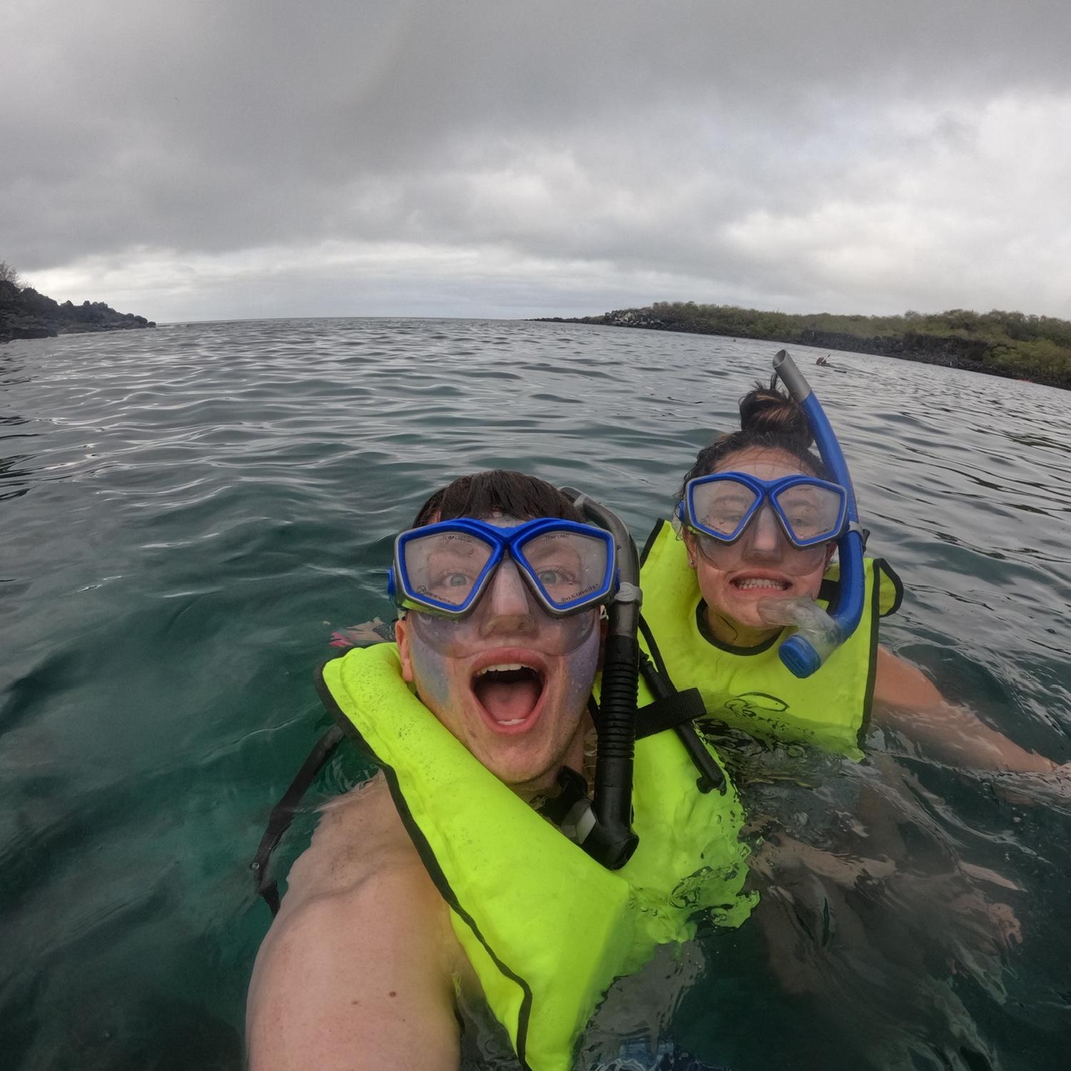 Snorkeling in the Galápagos Islands