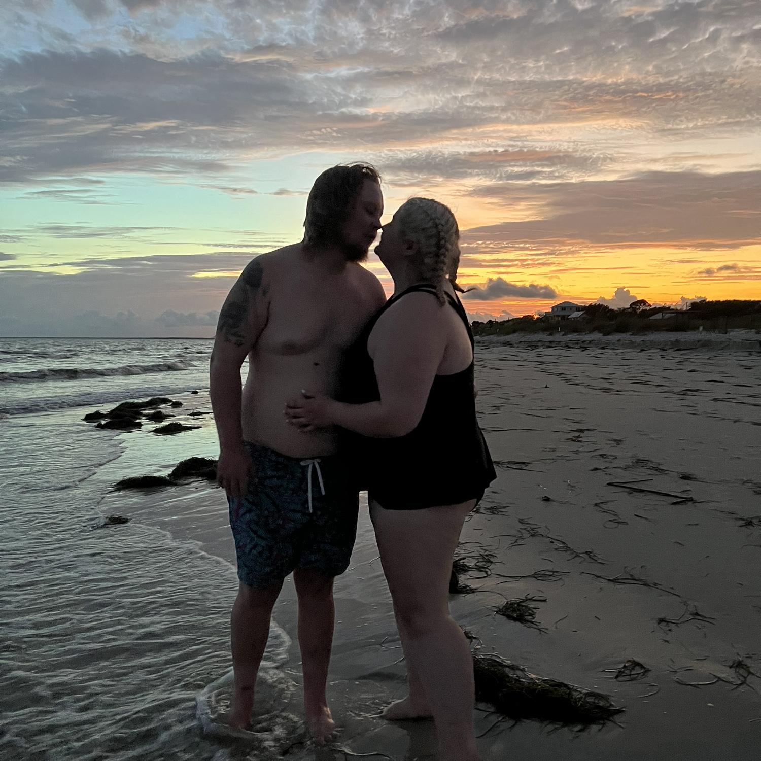 Sunset pictures at Alligator Point Beach 🐊