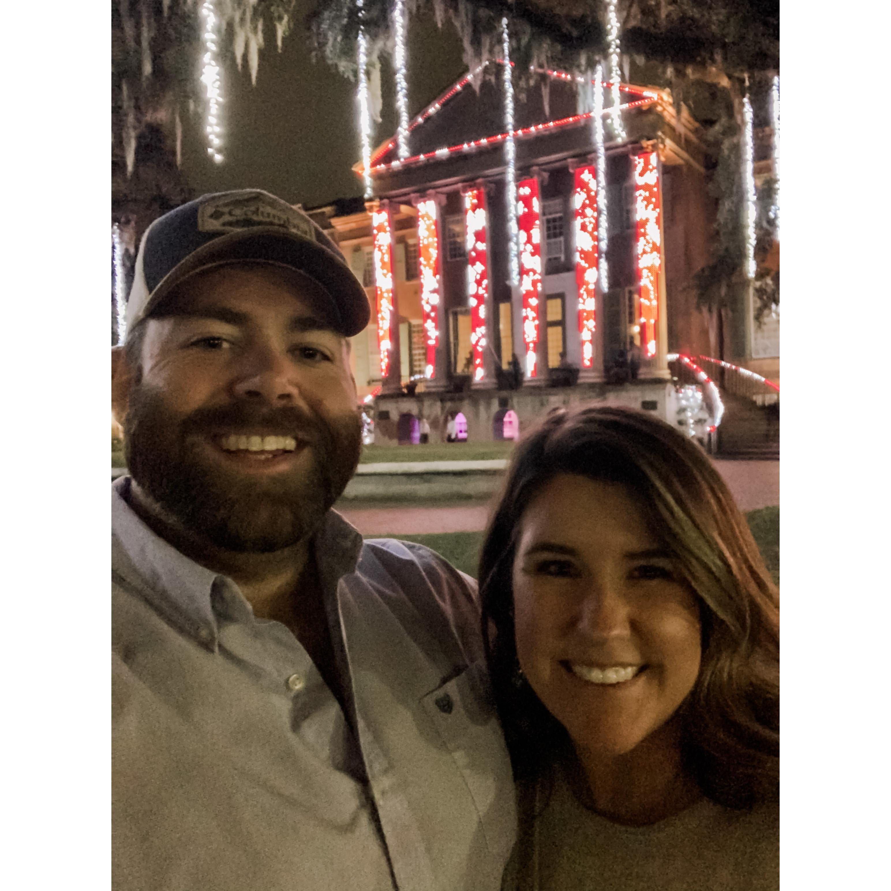 College of Charleston Holiday Lights