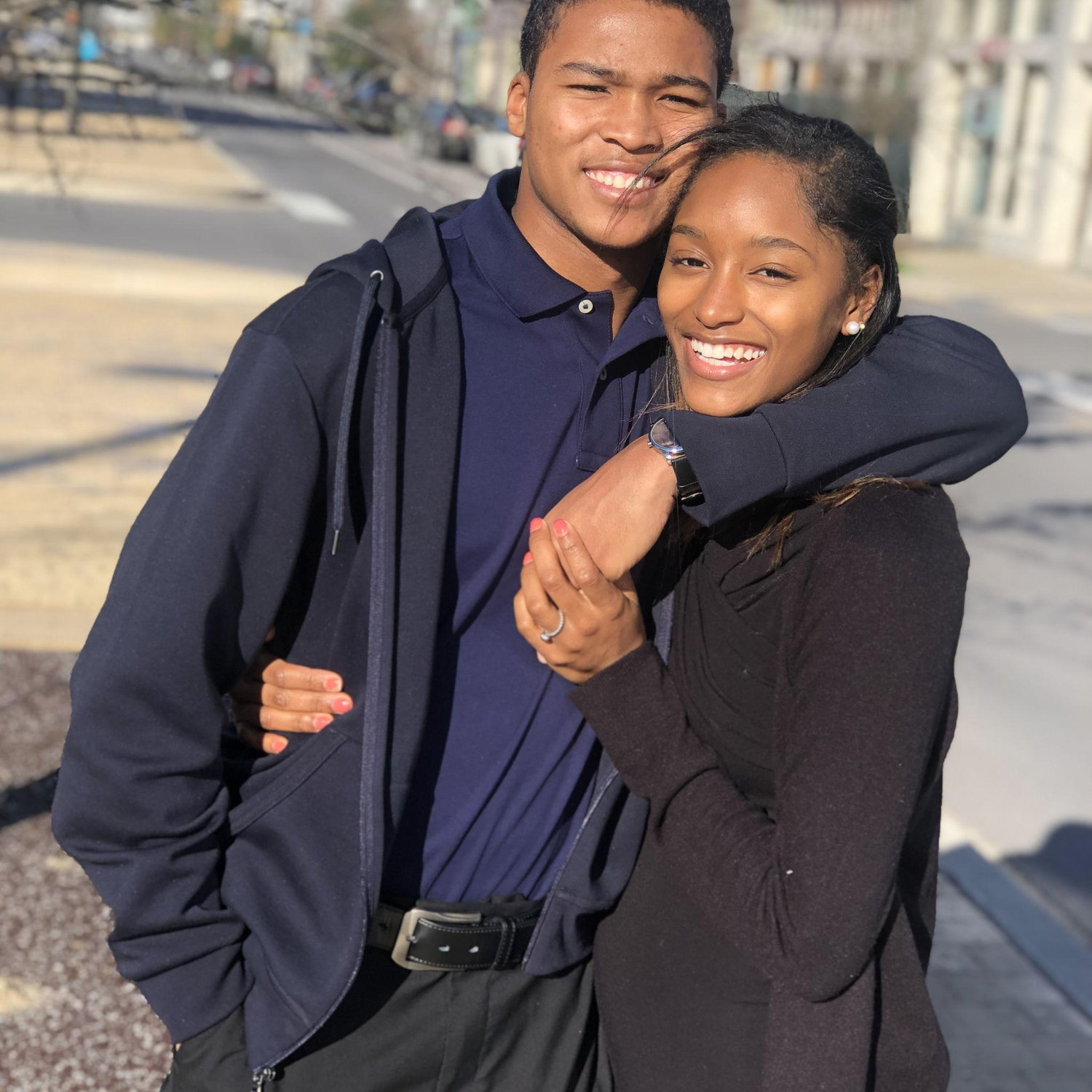 When Aria had a few deaths in the family and Roger offered to accompany her for each funeral (less than a year in to dating) - February 2019