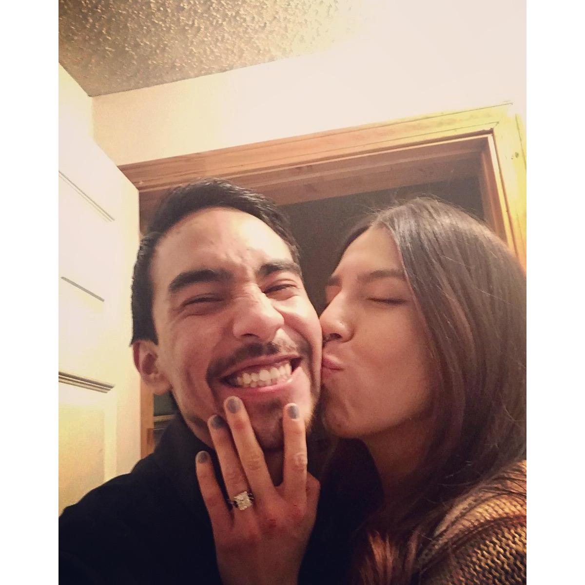 The night of our engagement!