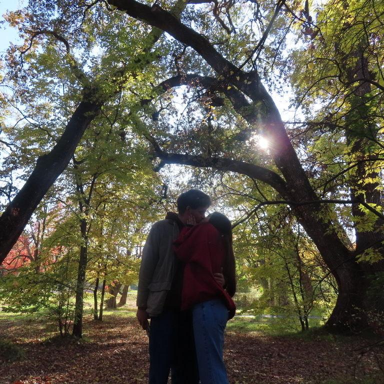 Kisses on a hike
