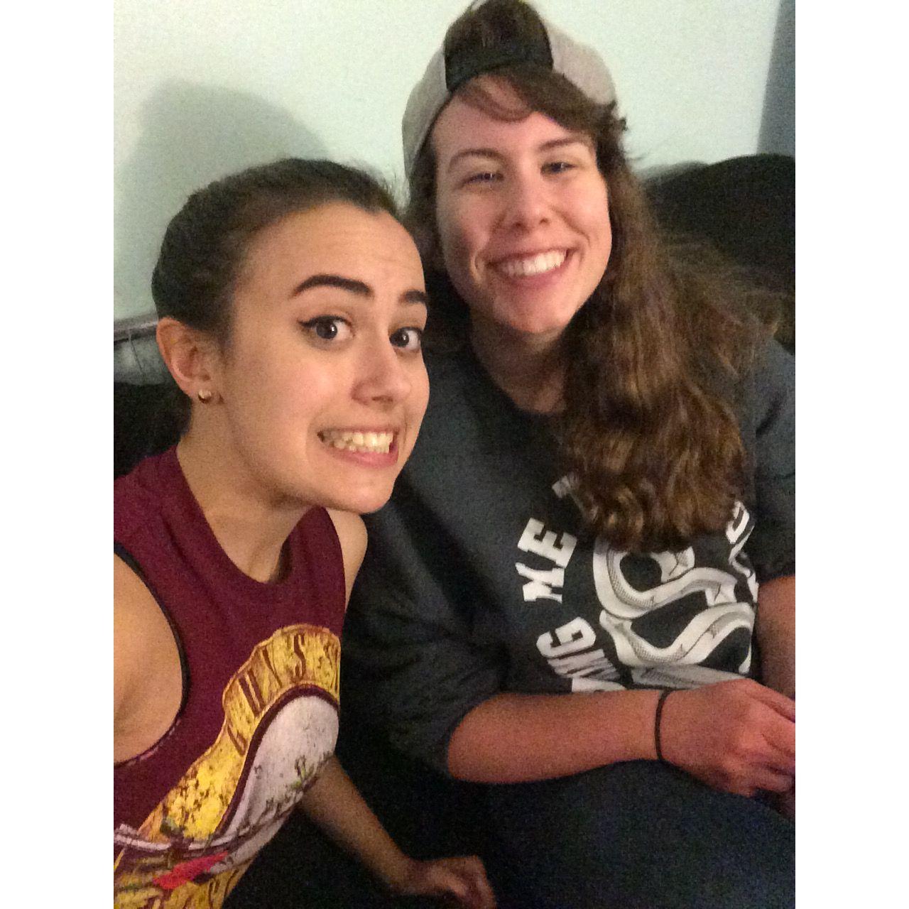 The only photo from the night we met in 2015