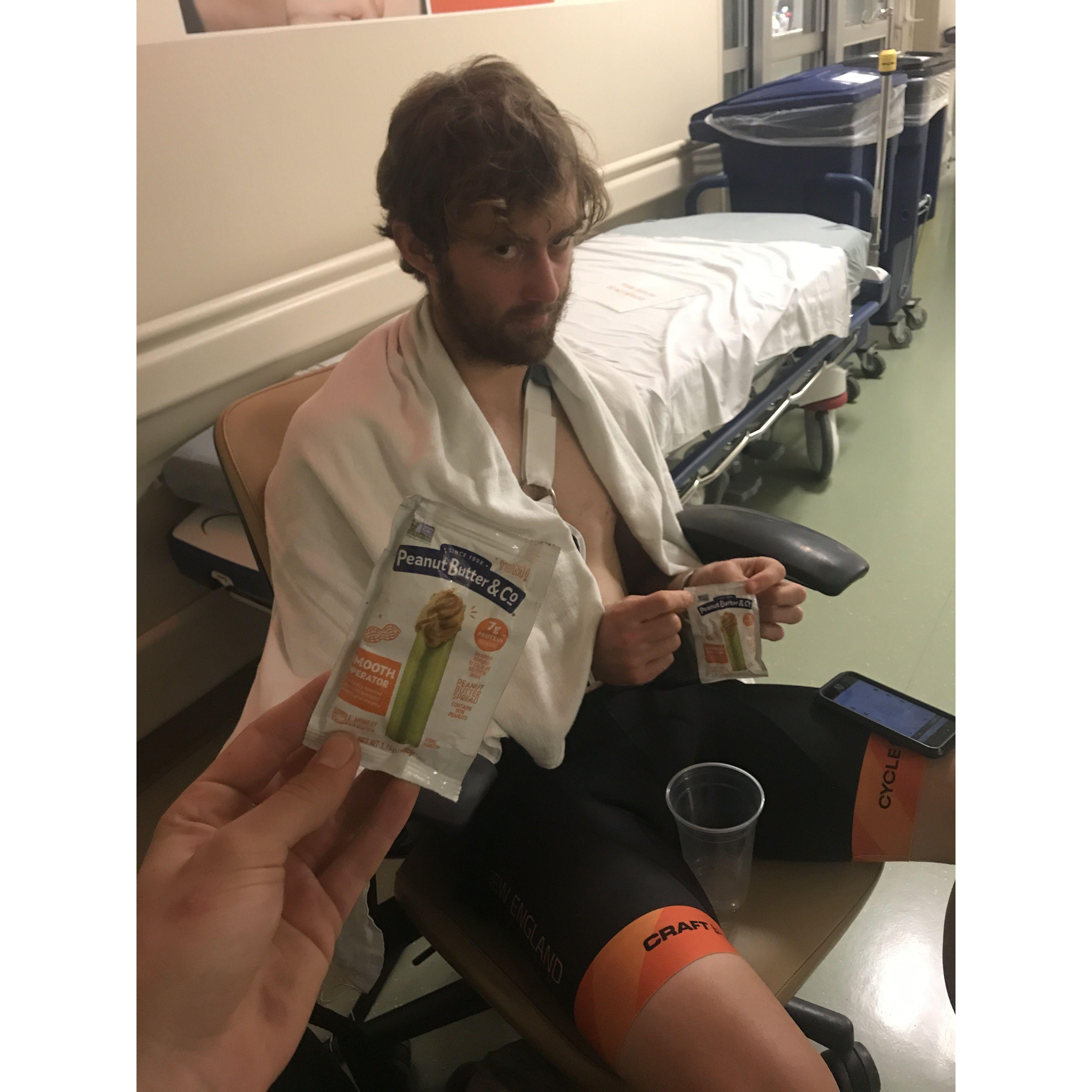 Bonding time at the ER.