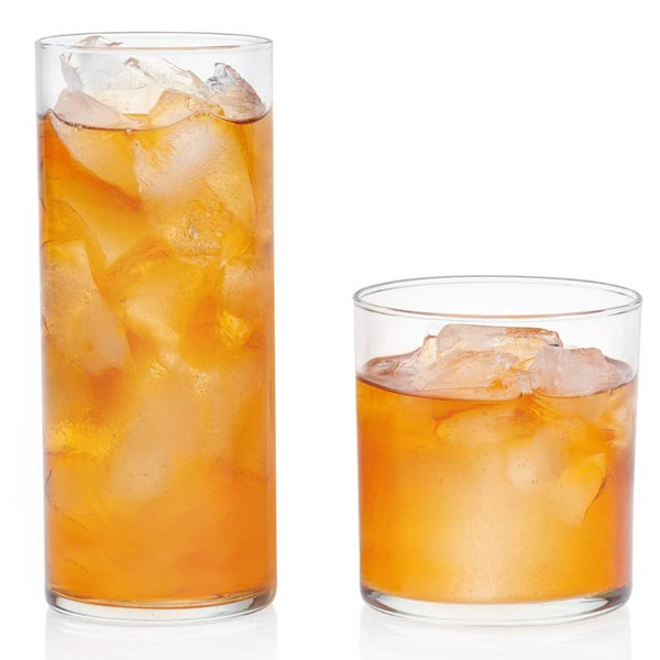 Libbey Miles 16 Piece Tumbler and Rocks Glass Set