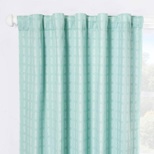 Blackout Curtain Panel Arrows 42" x 63" - Cloud Island™ Mint